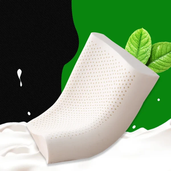 Pillow For Sleep Apnea Natural Latex Orthopedic Memory Foam Support