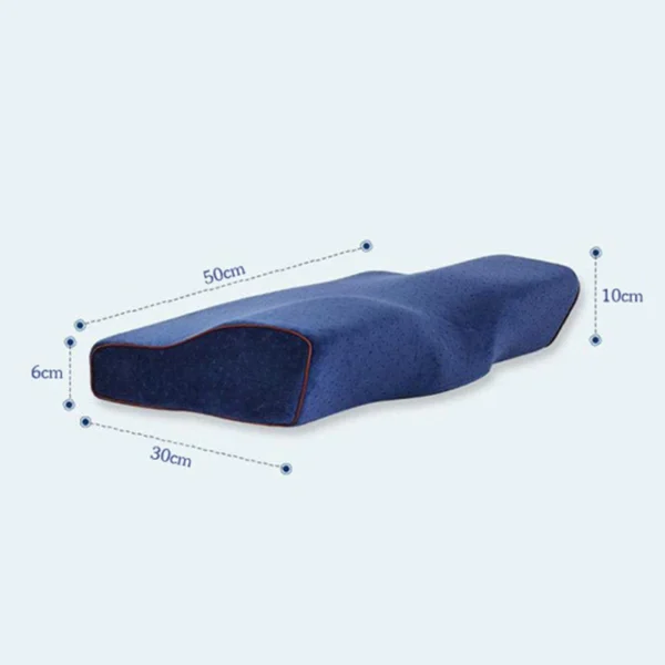 Memory Foam Pillow for Sleep Apnea with Cooling Gel and Neck Support - Image 5
