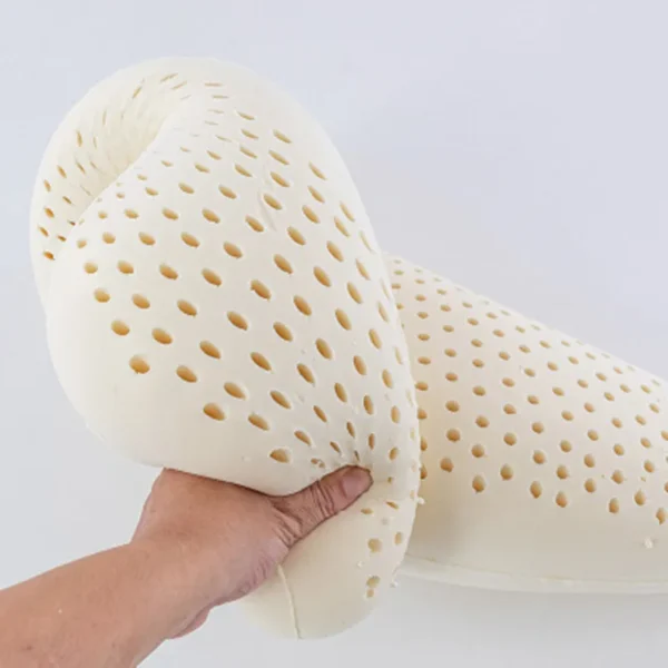 Thailand Original Natural Latex Pillow for Sleep Apnea and Side Sleeping - Image 5