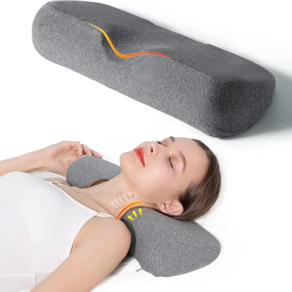 Ergonomic Memory Foam Pillow for Sleep Apnea and Neck Support