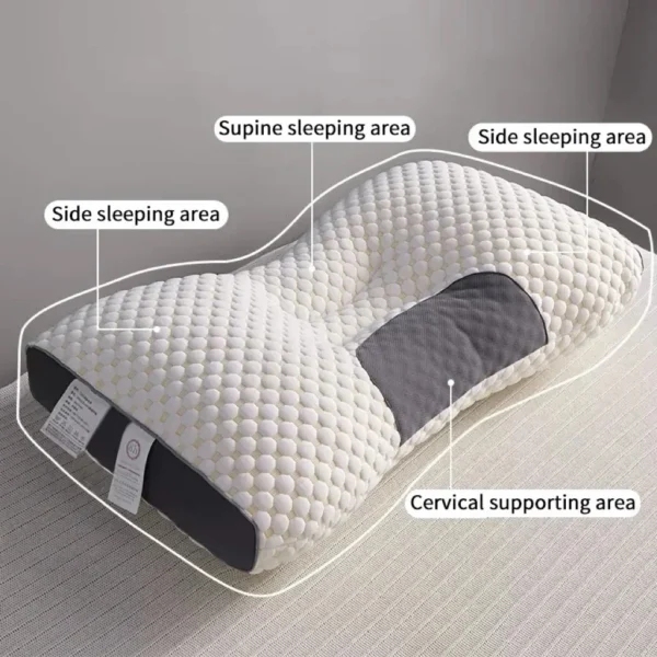 Pillow For Sleep Apnea, Honeycomb Design, Breathable Support, Comfortable Sleep - Image 3