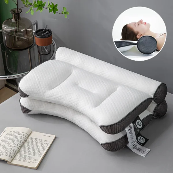 Pillow For Sleep Apnea Memory Foam Neck Support Slow Rebound