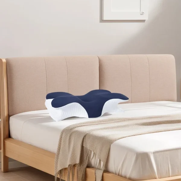 Ergonomic Butterfly Pillow for Sleep Apnea, Neck Protection and Comfort - Image 5