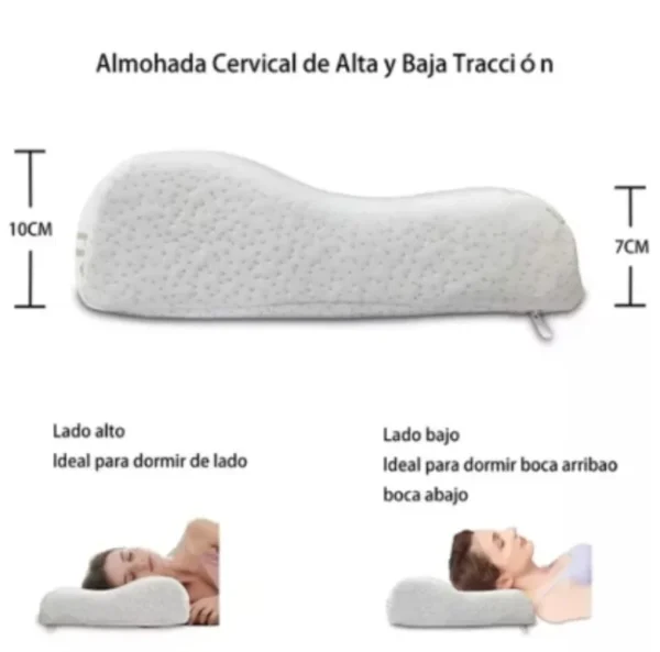 Bamboo Memory Foam Pillow for Sleep Apnea and Cervical Health - Image 4