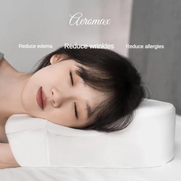 Side Sleeper Pillow for Sleep Apnea, Neck Pain, and Wrinkle Prevention