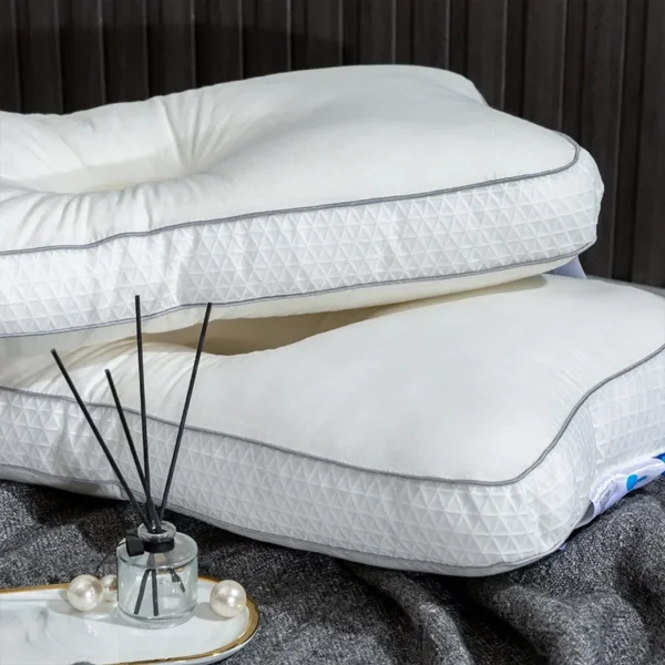 100% Cotton Pillow for Sleep Apnea Neck Protection - Image 5
