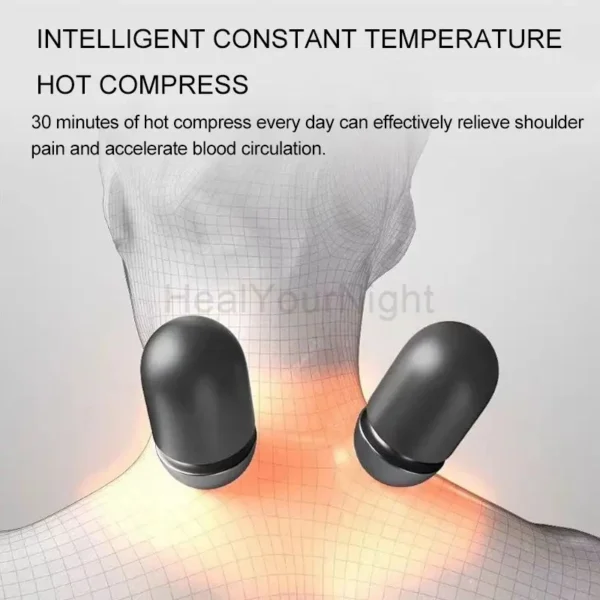 Pillow for Sleep Apnea: Heating, Massage, and Traction for Neck and Spine Support - Image 6