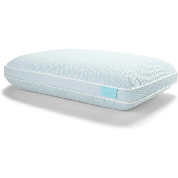 Blue Memory Foam Pillow for Sleep Apnea: Cooling King Size Sleeping Support