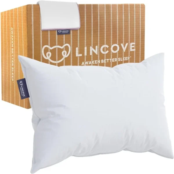 Premium Down Pillow for Sleep Apnea Relief with Pillow Protector