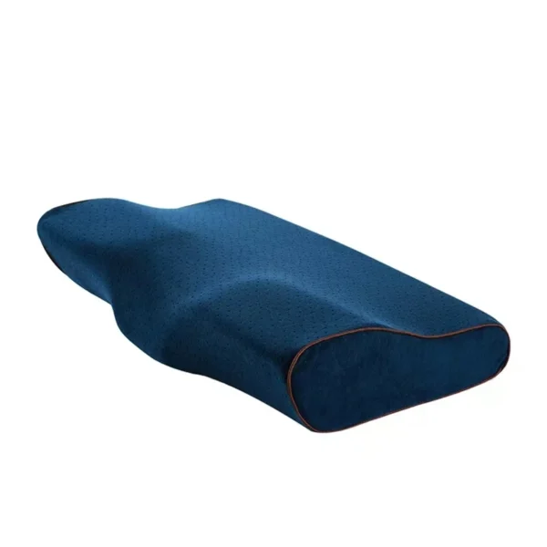 Butterfly Shape Memory Foam Pillow for Sleep Apnea and Neck Support - Image 3