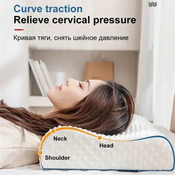 Pillow for Sleep Apnea: Memory Foam Neck Protection. - Image 5
