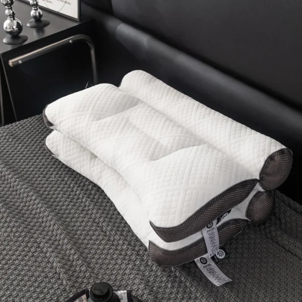 Pillow For Sleep Apnea Soft Elastic Washable Neck Support Relief - Image 6