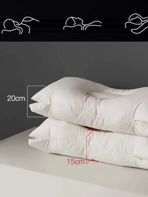 Anti-Snoring Pillow for Sleep Apnea: Wrinkle-Reducing and Sleep Improvement
