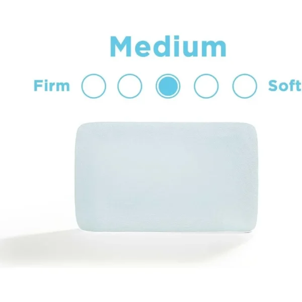 Blue Memory Foam Pillow for Sleep Apnea: Cooling King Size Sleeping Support - Image 2