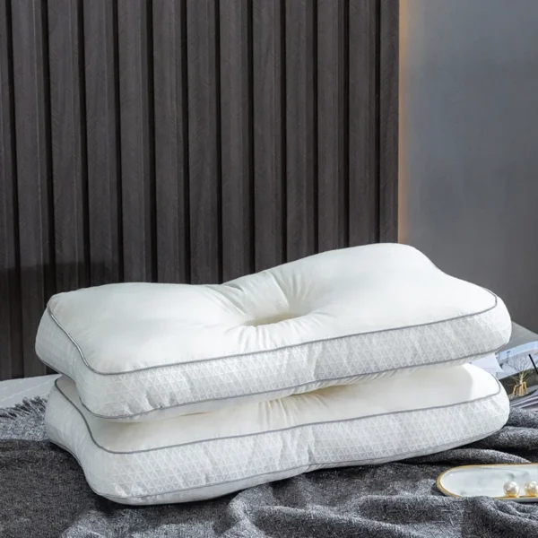 100% Cotton Pillow for Sleep Apnea Neck Protection - Image 6