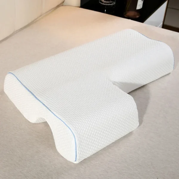 Memory Foam Pillow for Sleep Apnea Couples Comfort - Image 5