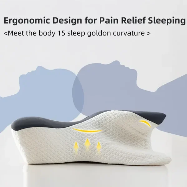 Butterfly Shape Pillow for Sleep Apnea and Neck Protection - Image 3
