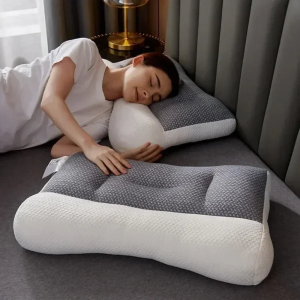 Orthopedic Neck Pillow for Sleep Apnea Relief and Comfortable Sleep