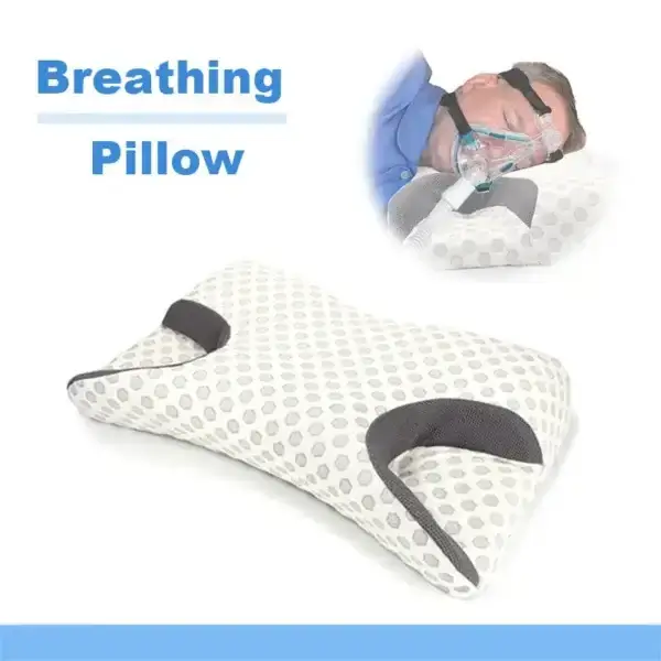 Ergonomic Pillow for Sleep Apnea, Neck and Shoulder Pain Relief - Image 4