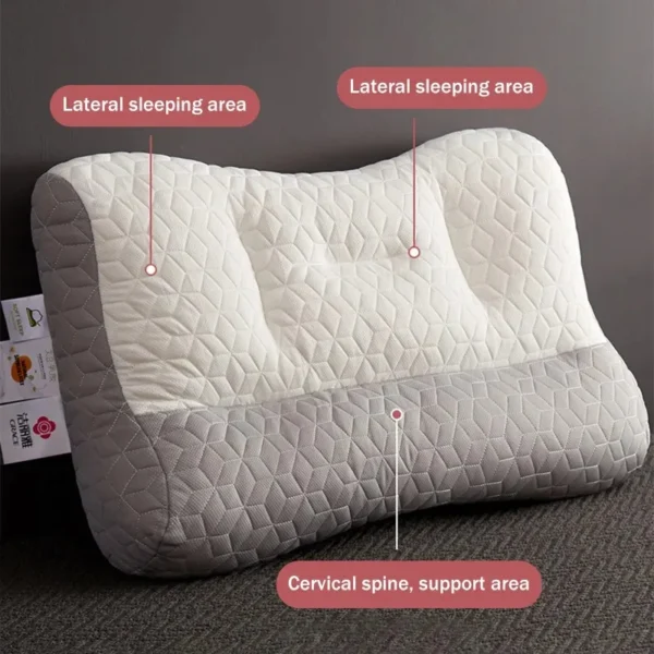 Orthopedic Neck Pillow for Sleep Apnea and Cervical Protection
