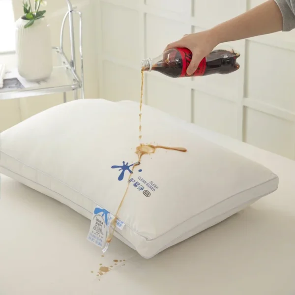 Pillow For Sleep Apnea Waterproof Antibacterial Orthopedic Memory Foam Core