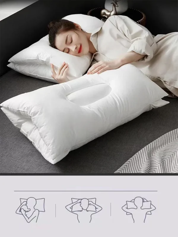 Pillow For Sleep Apnea, Soft Orthopedic Cervical Support Pillow