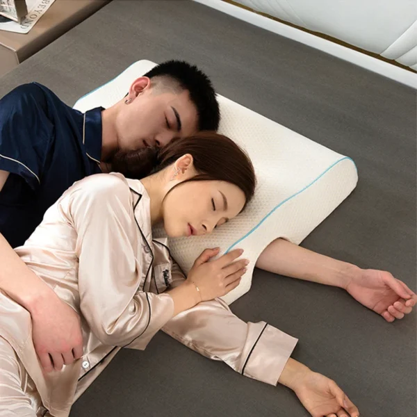 Memory Foam Pillow for Sleep Apnea: Anti-Hand Pressure, Easy Washing, Cuddle Support