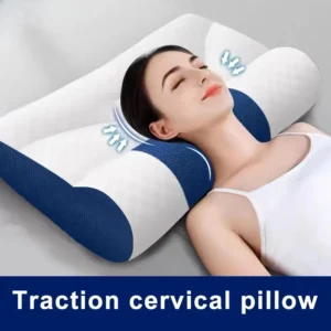 Ergonomic Cervical Memory Foam Pillow for Sleep Apnea and Comfort