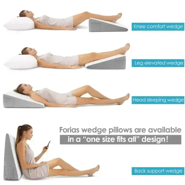 Pillow For Sleep Apnea, Wedge Support, Acid Reflux Relief, Snoring Comfort - Image 4