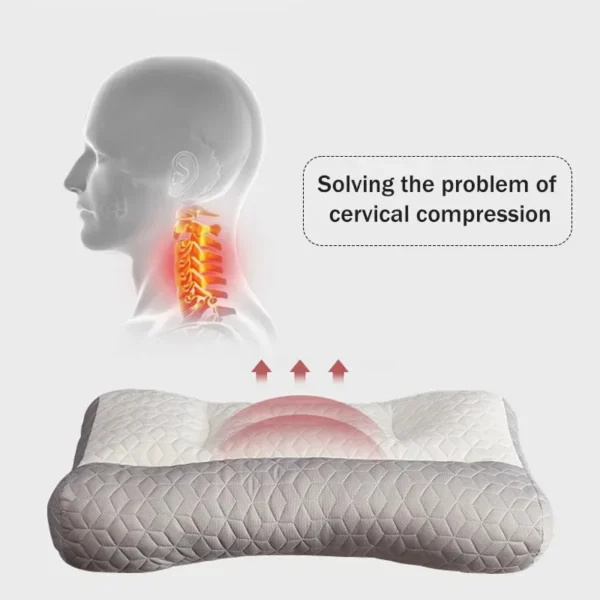 Orthopedic Neck Pillow for Sleep Apnea and Cervical Protection - Image 2