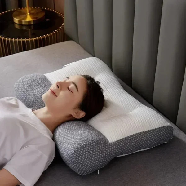 Long Neck Pillow for Sleep Apnea Relief: Orthopedic Support and Comfort
