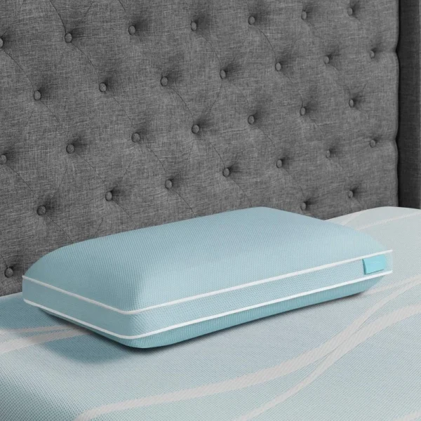 Blue Memory Foam Pillow for Sleep Apnea: Cooling King Size Sleeping Support - Image 6
