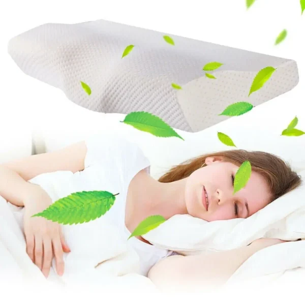 2PCS Cervical Ergonomic Pillow for Sleep Apnea and Neck Pain Relief - Image 5