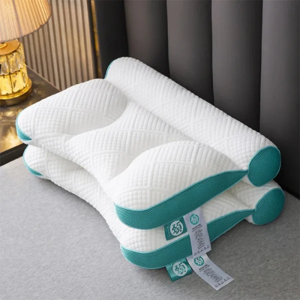 Pillow For Sleep Apnea, 3D Orthopedic, Anti-Snoring, High Elastic Support