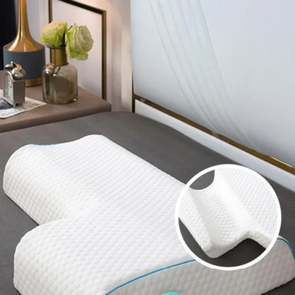 Memory Foam Pillow for Sleep Apnea: Anti-Hand Pressure and Cuddle Support - Image 5