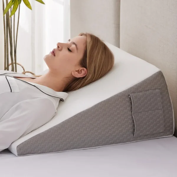 Pillow For Sleep Apnea, Wedge Support, Acid Reflux Relief, Snoring Comfort