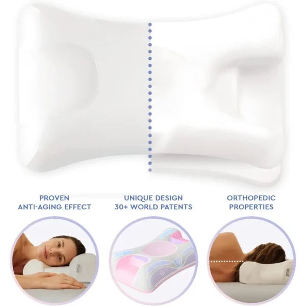 Omnia Anti-Aging Pillow for Sleep Apnea and Neck Support - Image 2
