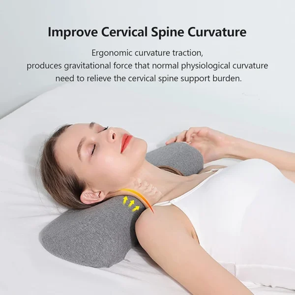 Ergonomic Memory Foam Pillow for Sleep Apnea and Neck Support - Image 6