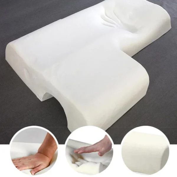 Memory Foam Pillow for Sleep Apnea: Anti-Hand Pressure and Cuddle Support - Image 4