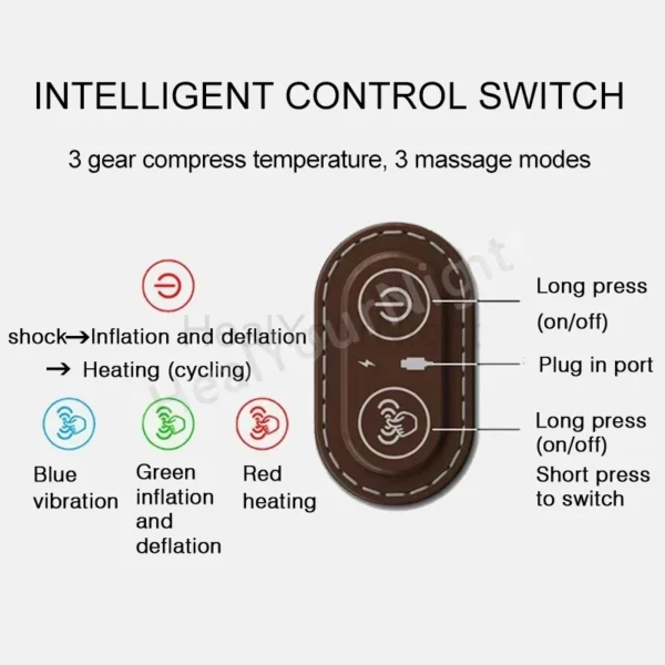 Pillow for Sleep Apnea: Heating, Massage, and Traction for Neck and Spine Support - Image 5