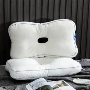 100% Cotton Pillow for Sleep Apnea Neck Protection