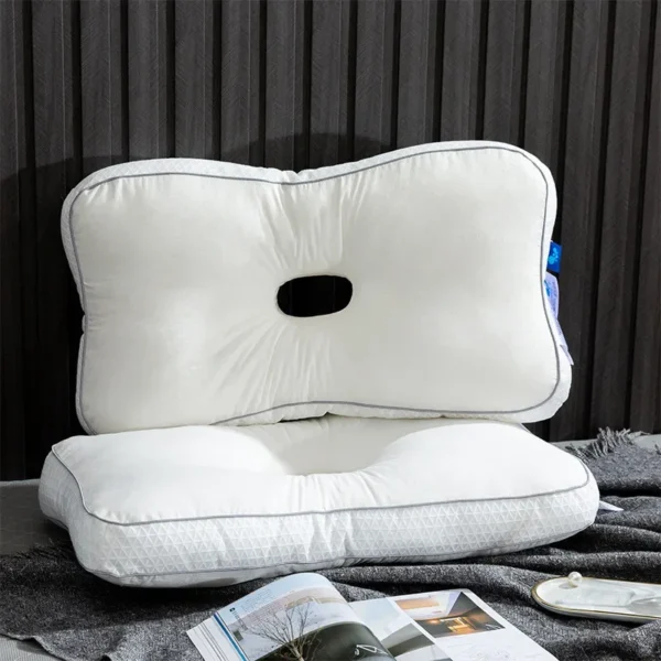 100% Cotton Pillow for Sleep Apnea Neck Protection
