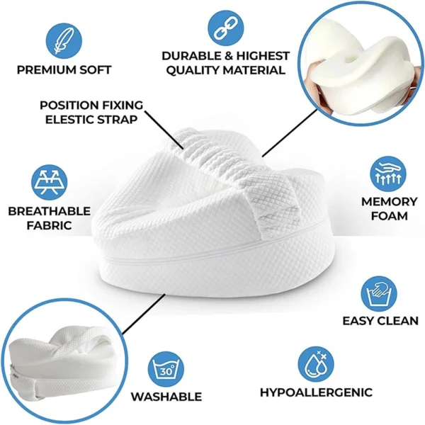 Comfortable Pillow for Sleep Apnea Relief and Better Sleep Quality - Image 2