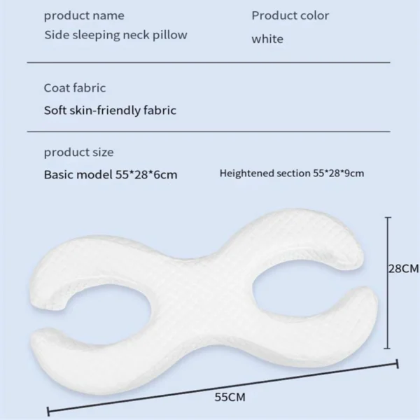 Pillow for Sleep Apnea: Anti-Wrinkle Memory Foam. - Image 6