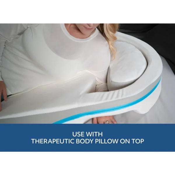 Medical Grade Body Pillow for Sleep Apnea Relief with Protective Cover - Image 6