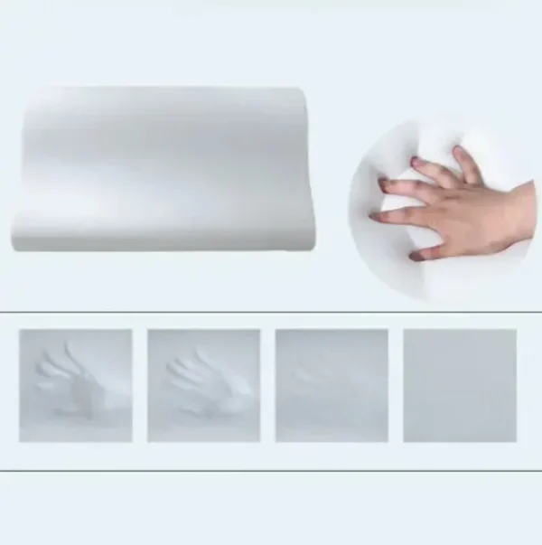 Pillow for Sleep Apnea: Long Memory Foam Neck Protection Pillow. - Image 5