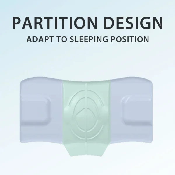 Beauty Memory Foam Pillow for Sleep Apnea and Neck Protection - Image 2