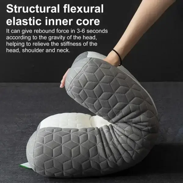 Pillow For Sleep Apnea - Anti-Traction Latex Pillow For Neck Pain Relief - Image 5