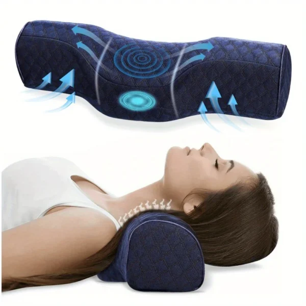 Pillow for Sleep Apnea: Washable Orthopedic Neck Pillow with Memory Foam - Image 6