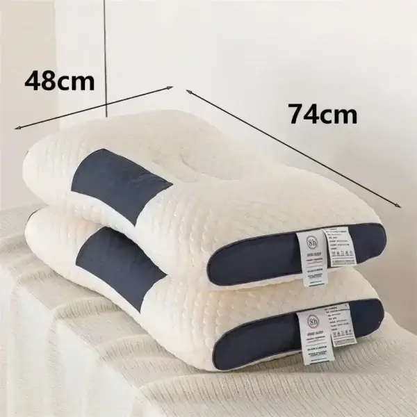 Pillow For Sleep Apnea, Honeycomb Massage, Cervical Support, Antibacterial Core - Image 4